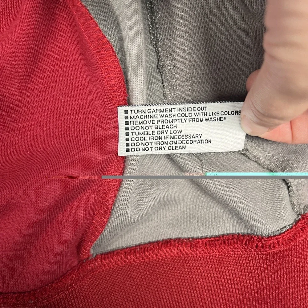 Y2K Ecko Unltd. Red Full Zip Track Jacket Mens 2XL Color Block Logo